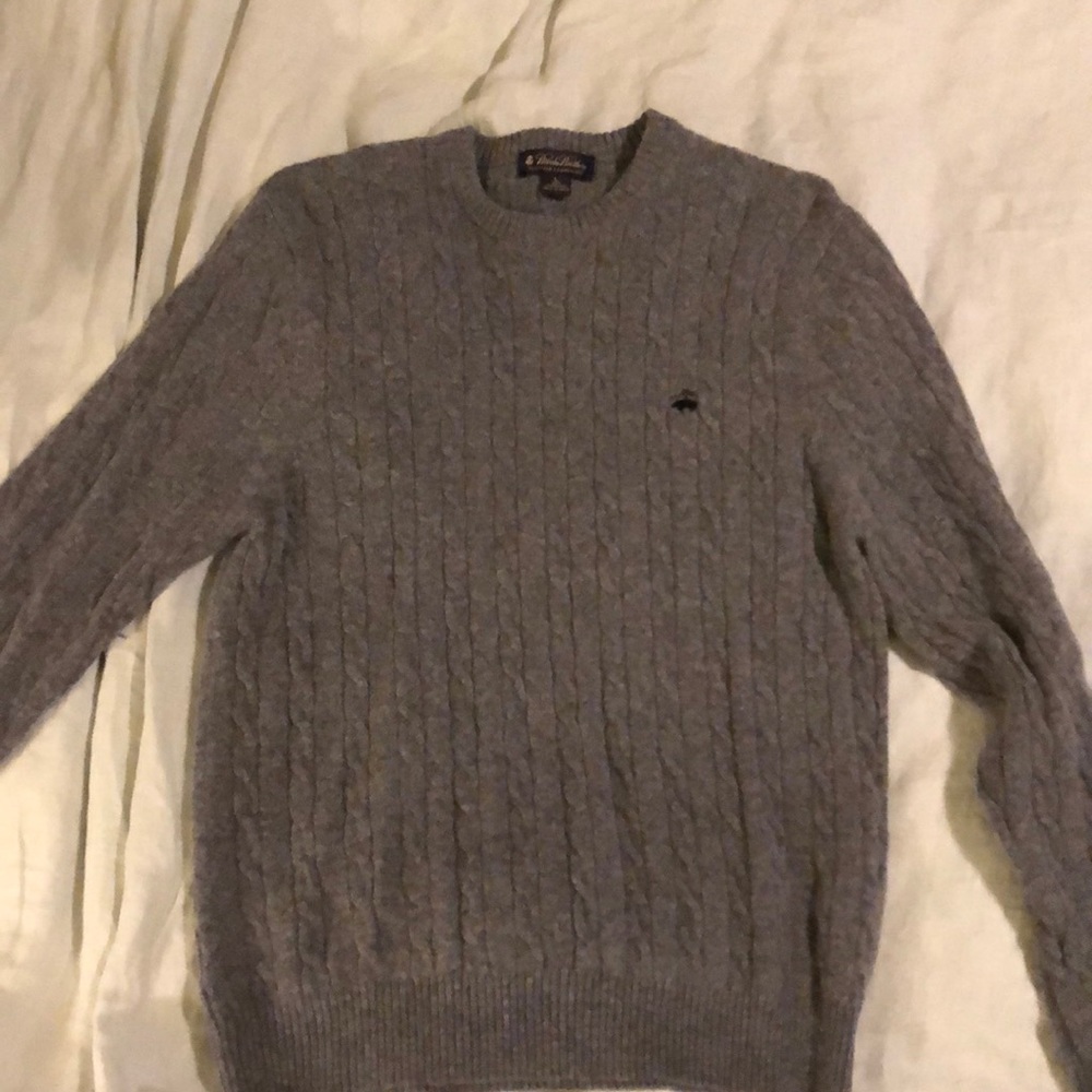 Brooks brothers cable knit sweater.